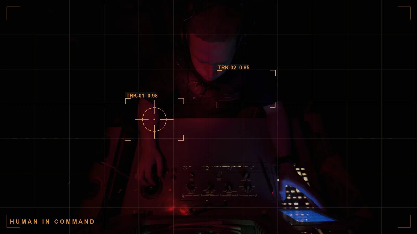 A human-in-command agentic workflow under supervision, with a Torch.AI overlay (illustrative)