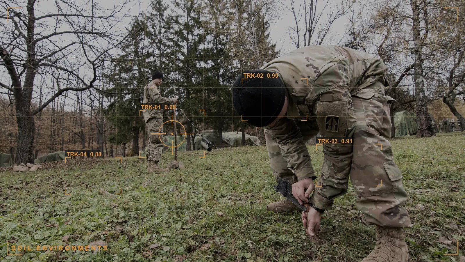 Tactical field communications, illustrating DDIL environments (illustrative)