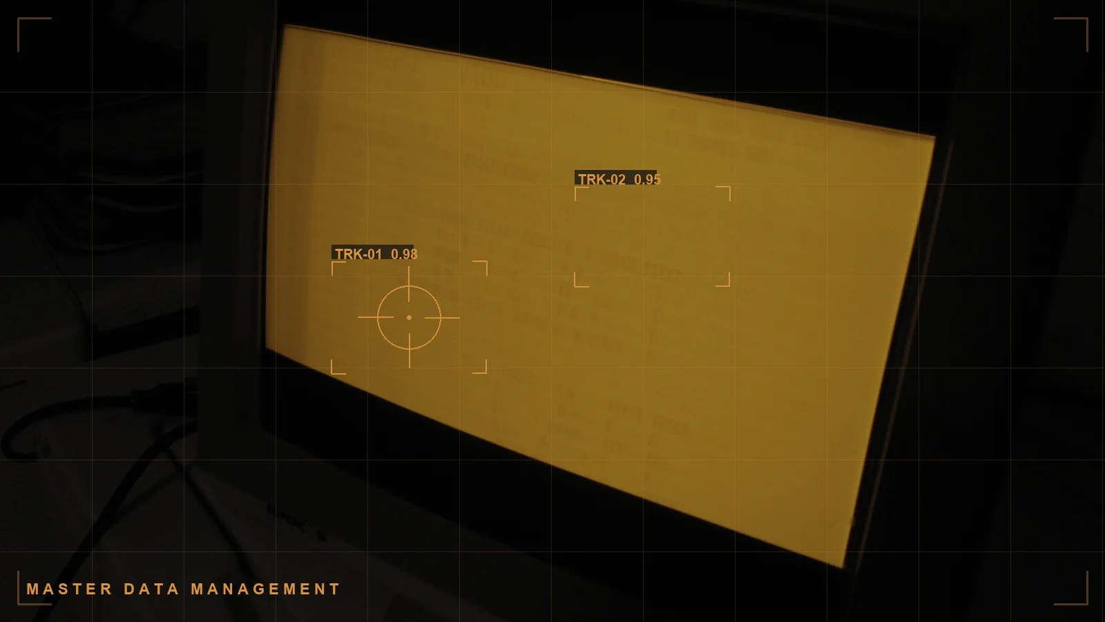 A master data golden record, illustrating entity resolution vs master data management (illustrative)