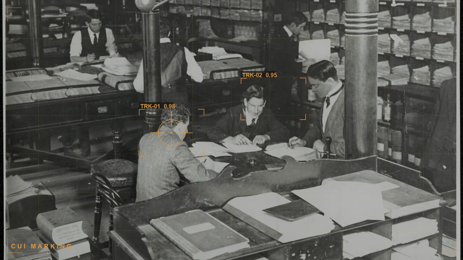 Classification and CUI marking, illustrating automated data classification and marking (illustrative)