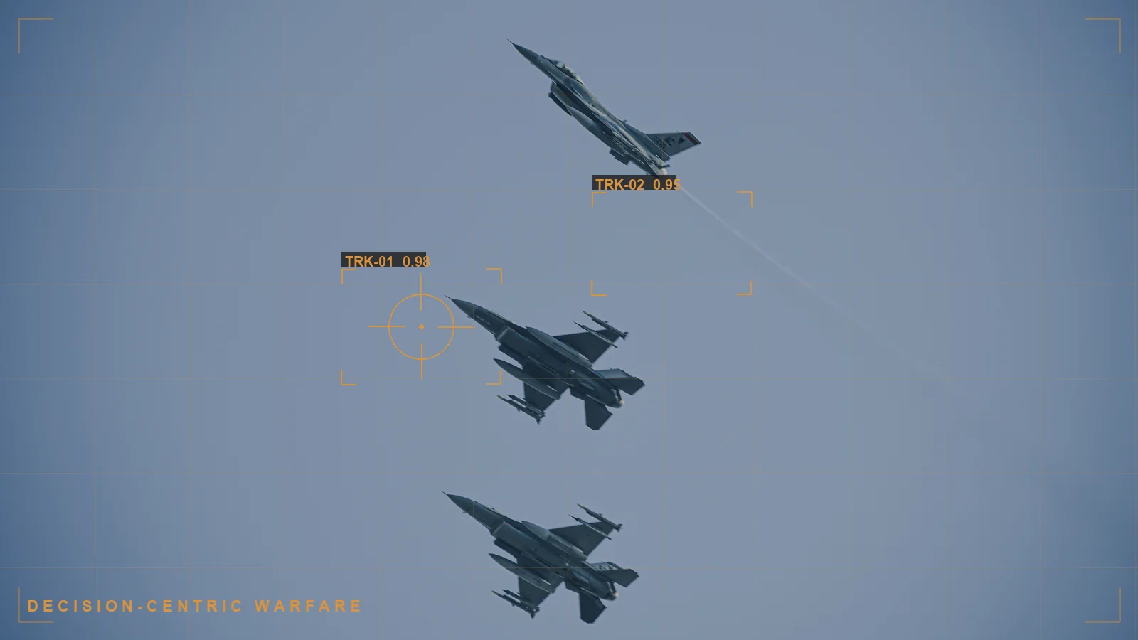 Decision-centric warfare composing many effects, with a Torch.AI overlay (illustrative)