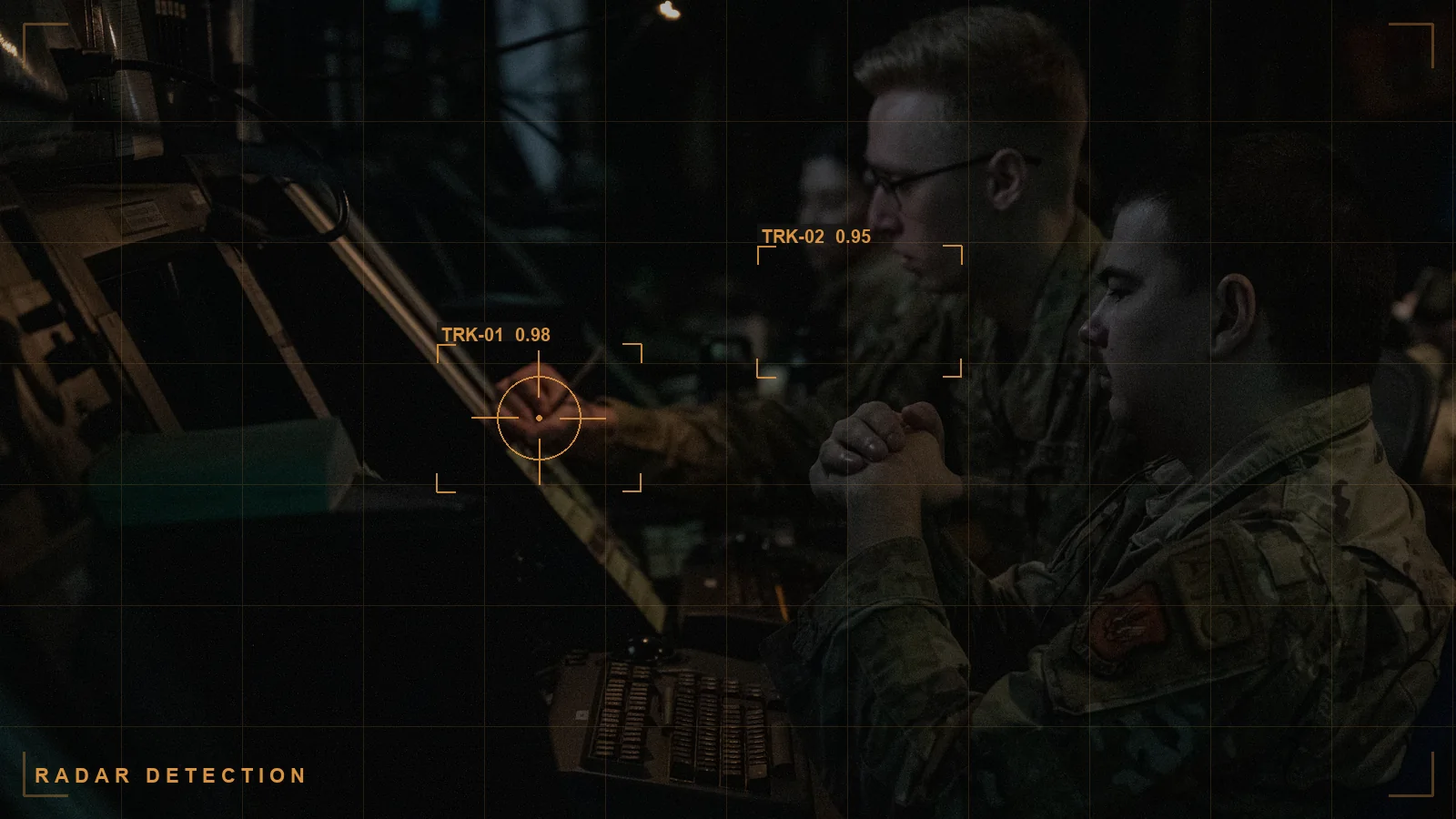 Target detection in radar data, with a Torch.AI overlay (illustrative)