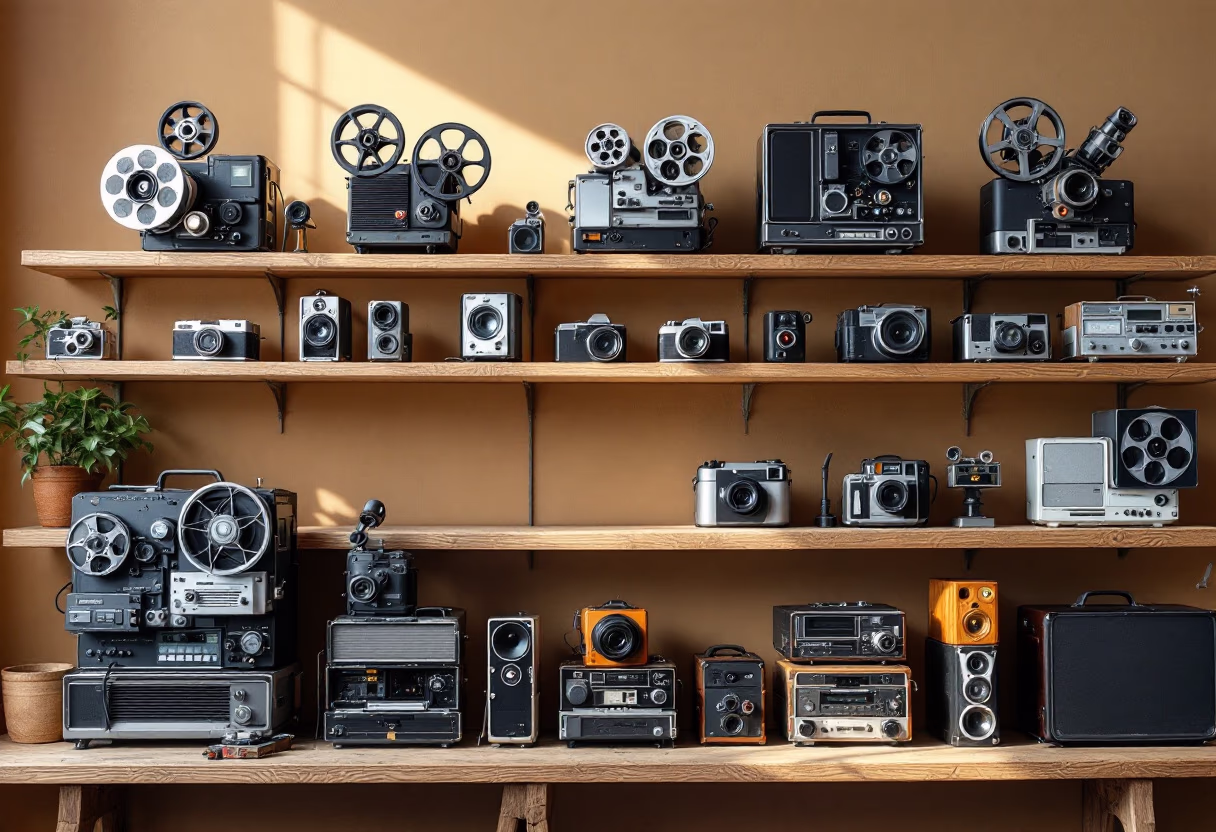 image of vintage film equipment