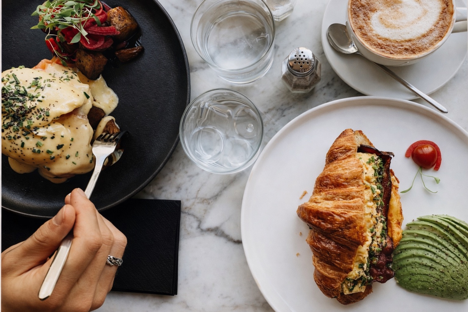 Artisan breakfast spread by Dear Breakfast served at Secret Patio Lisbon hotel