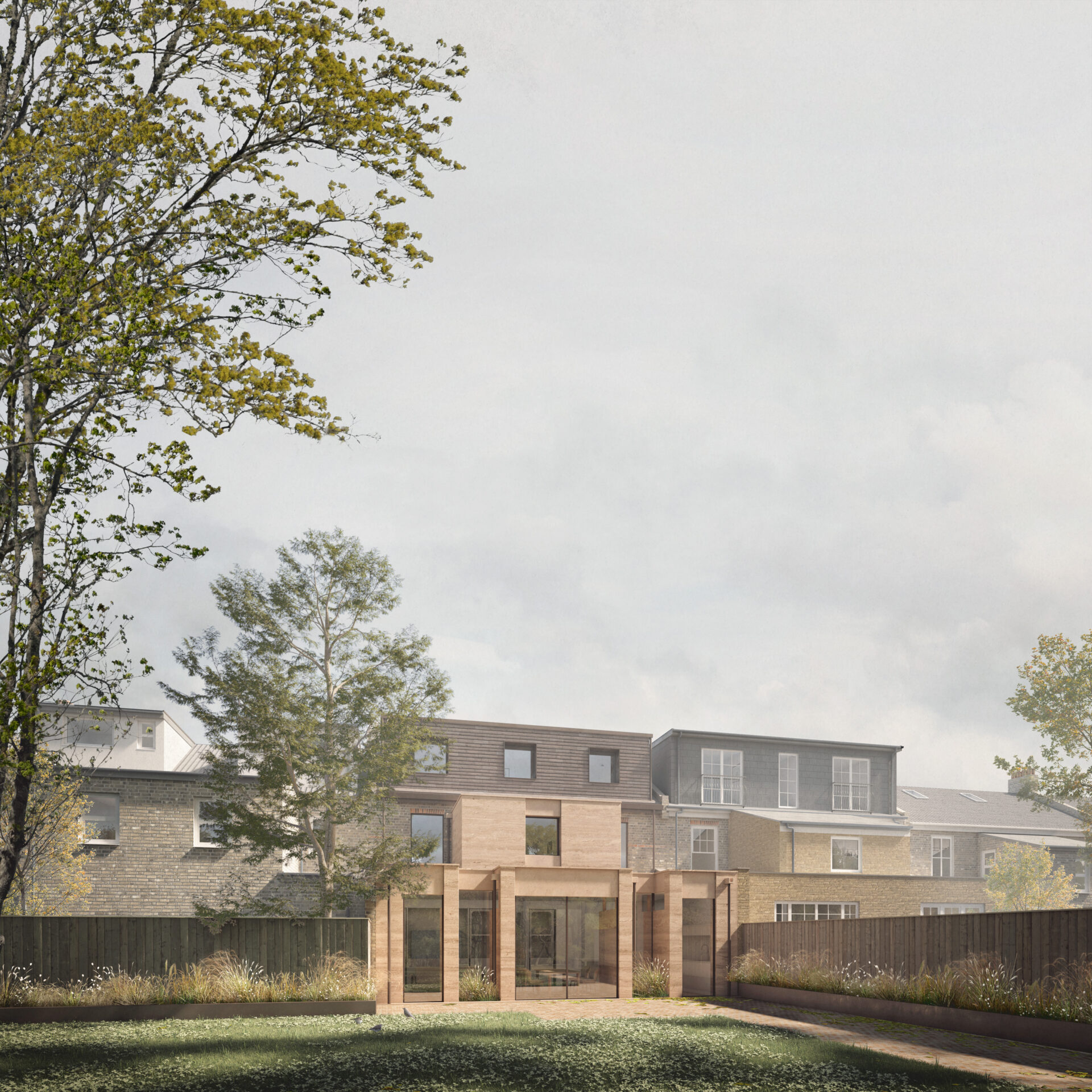 Forest House East London Victorian renovation exterior with contemporary architectural details after receiving planning approval with Remi C.T. Studio.