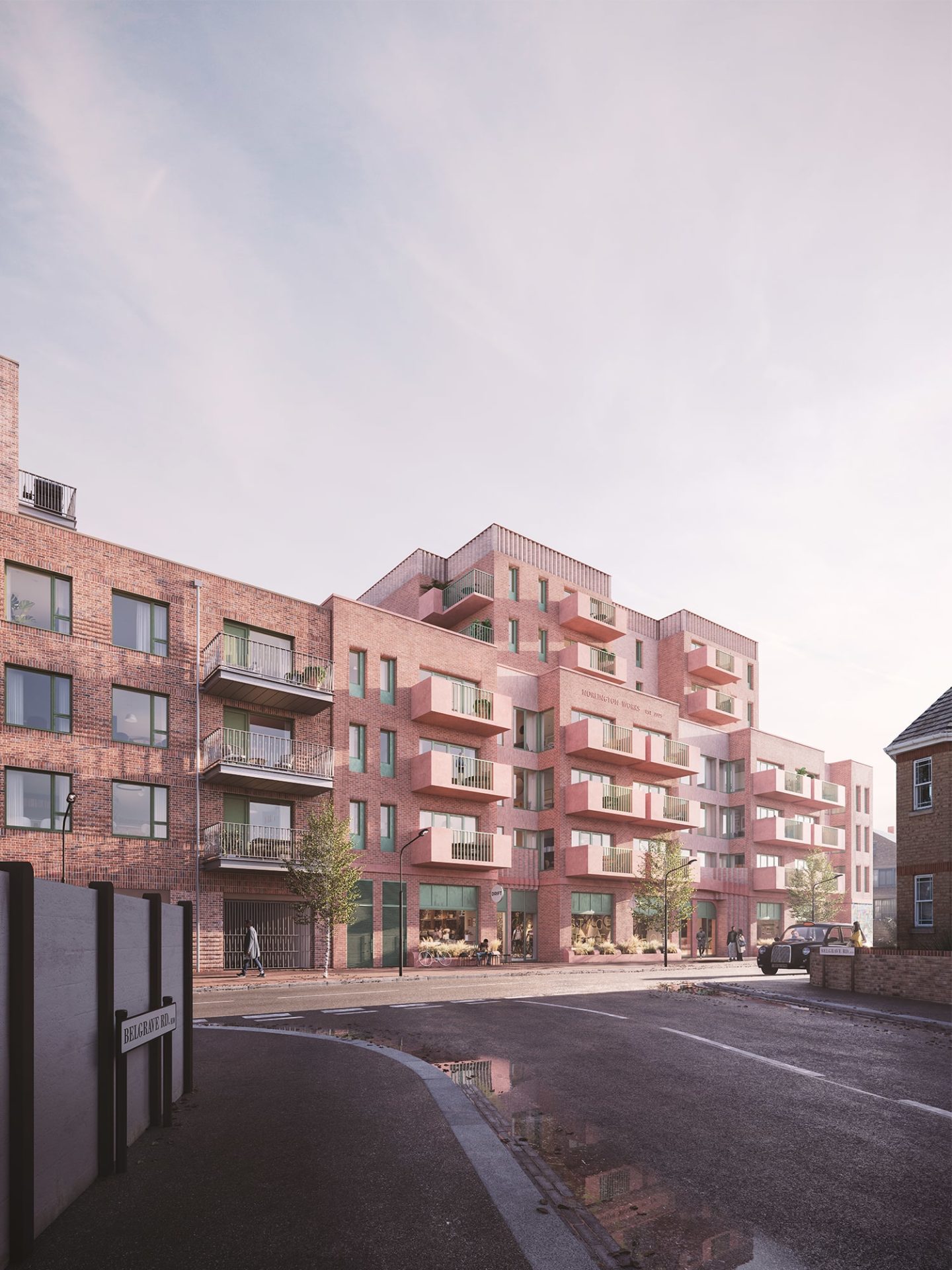 NORLINGTON WORKS | Regeneration architecture at it's best, blending historic neighbourhood references with contemporary sculptural design.