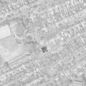 Site highlight | Aerial view with marked location.