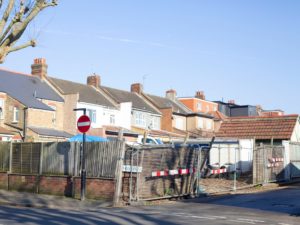 Existing condition | Dilapidated and underused corner site at Lyndhurst Corner prior to redevelopment.