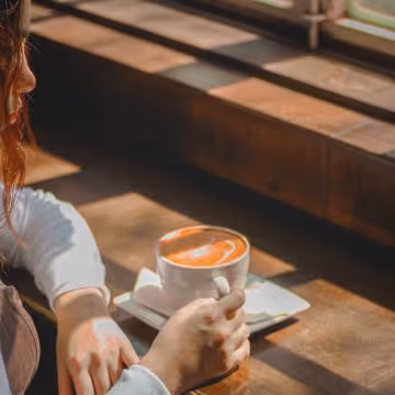 Drinking Coffee
