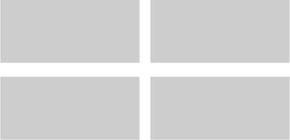 Black cross dividing the image into four equal gray quadrants.