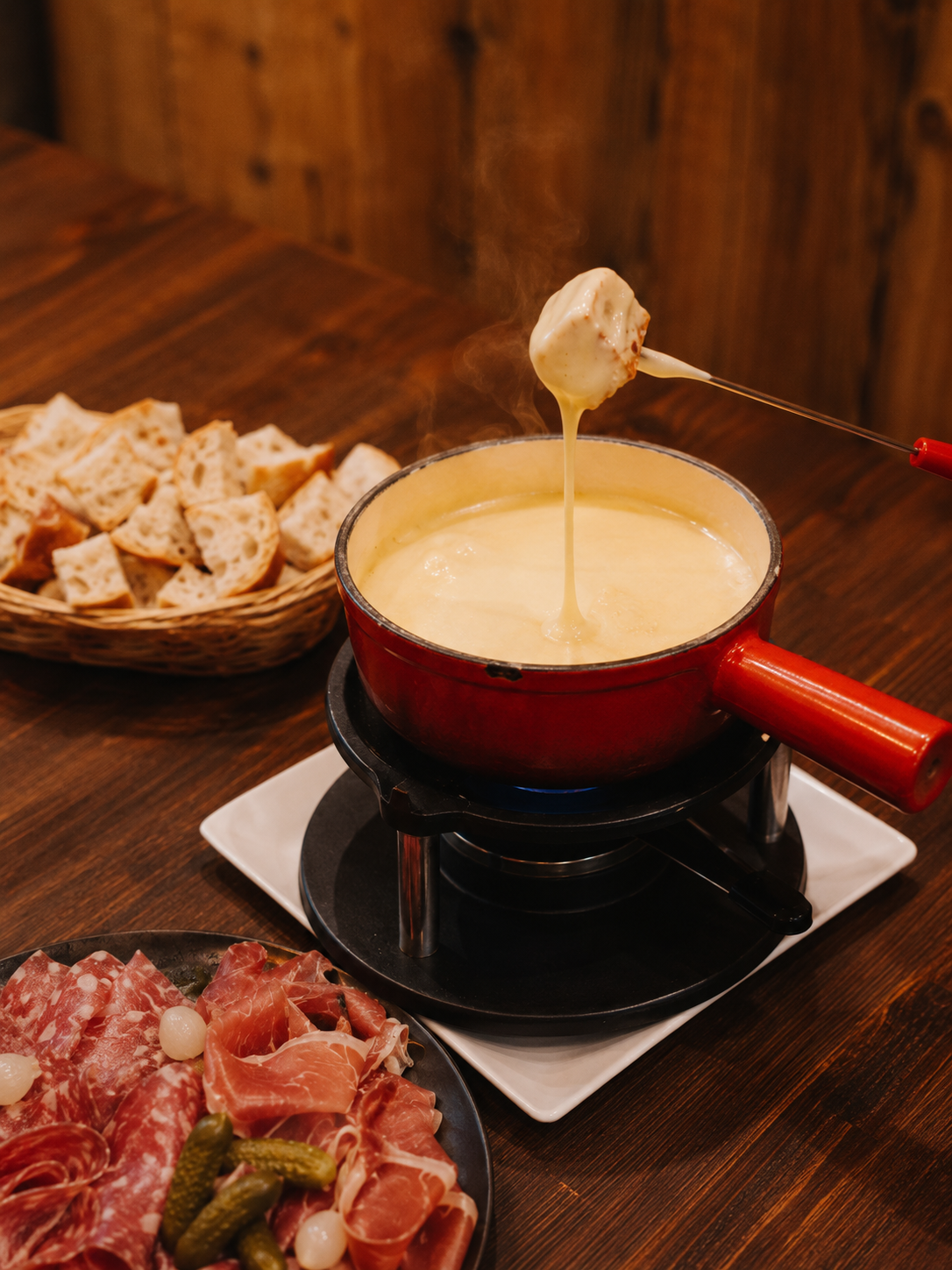 Fondue savoyarde à Lyon au dîner au Pique Assiette