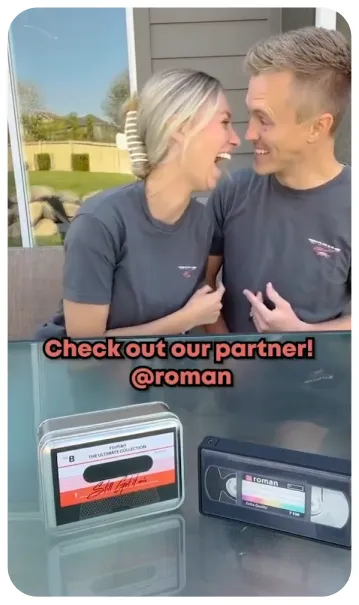 A couple embracing each other, smiling, and looking into each other's eyes with love and happiness.