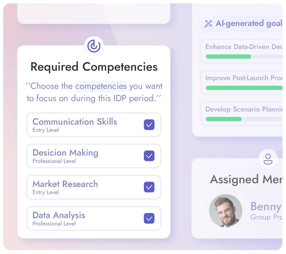 Create competency frameworks