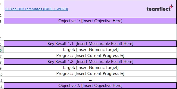 OKR template