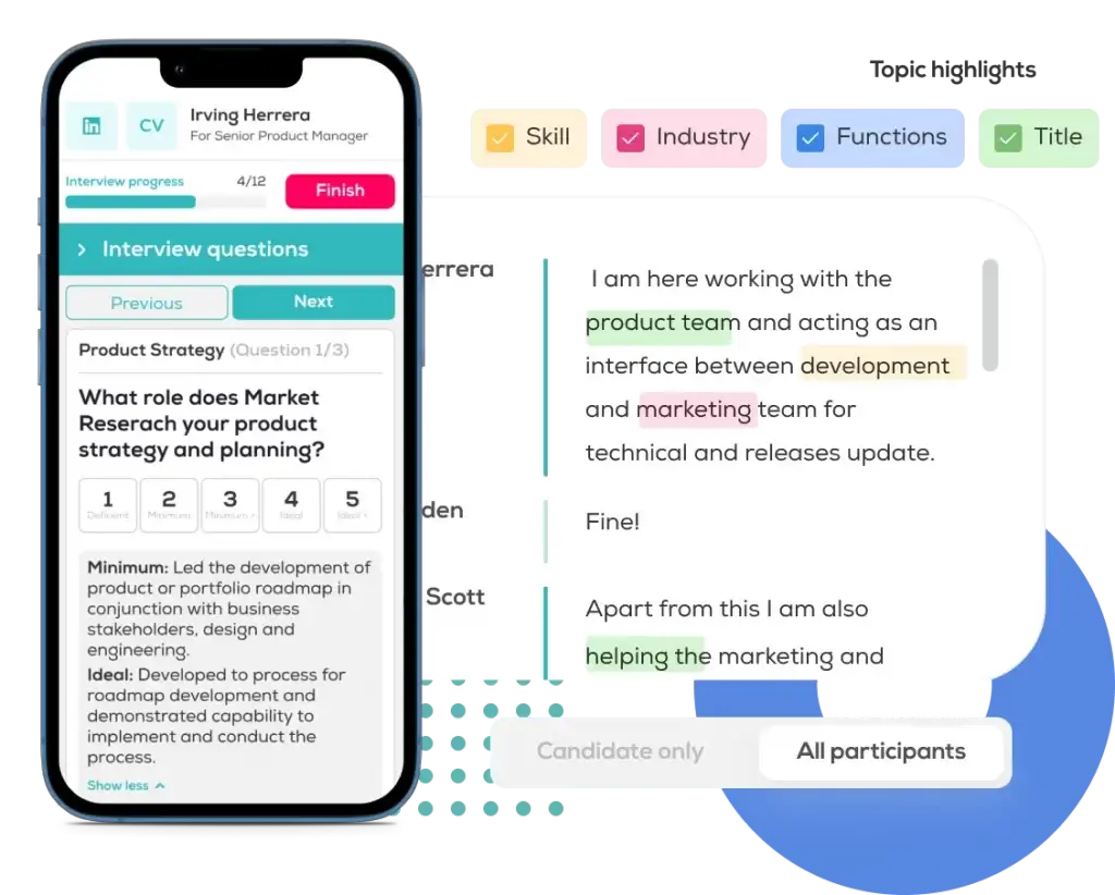 Hirelogic app in ms teams app store