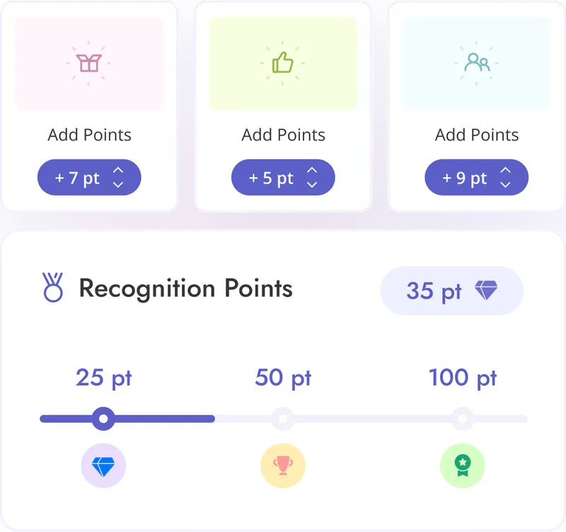 Engage employees with a recognition tool