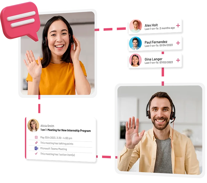 Performance Management software for Microsoft Teams and Outlook