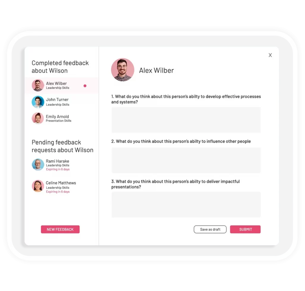 feedback template