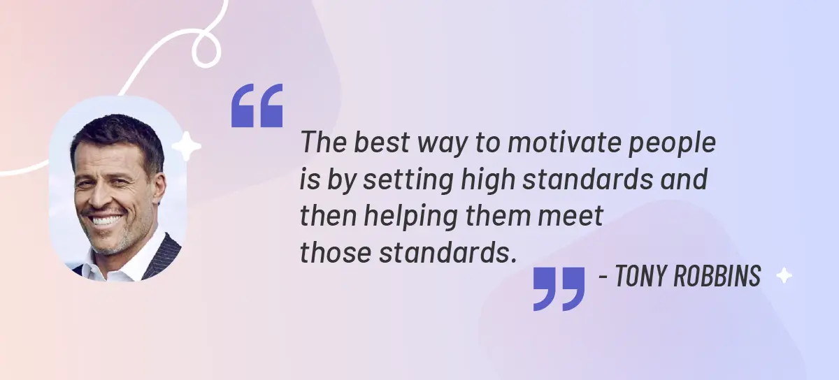 Tony Robbins - Talent Management Quote