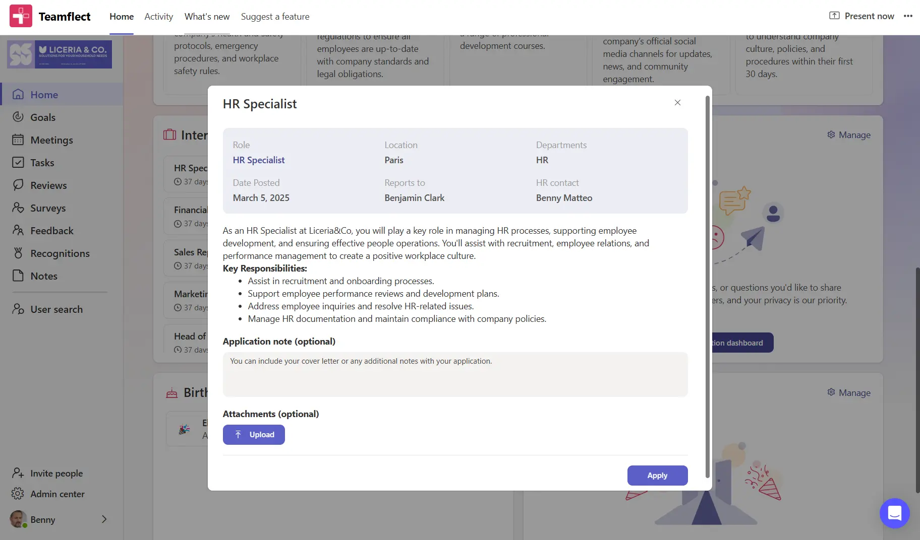 Internal Job Board