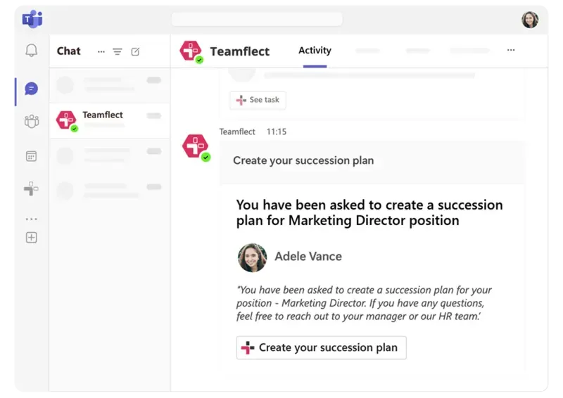 Succession Admin Message