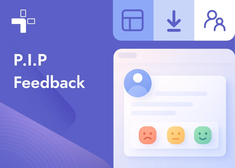 pip feedback template inside teamflect