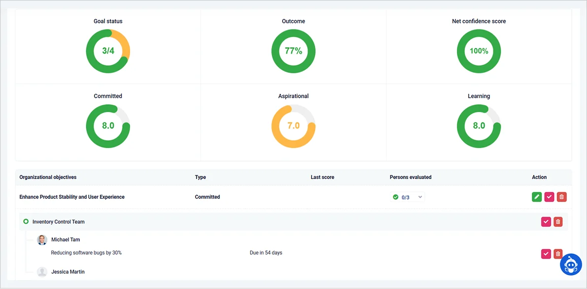AssessTEAM main dashboard
