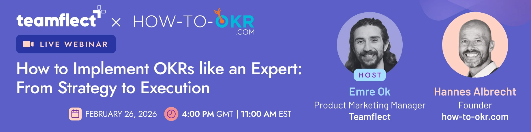 How to implement OKRs Webinar
