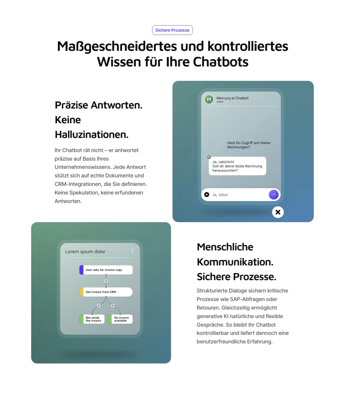 Mercury.ai Bild – Text