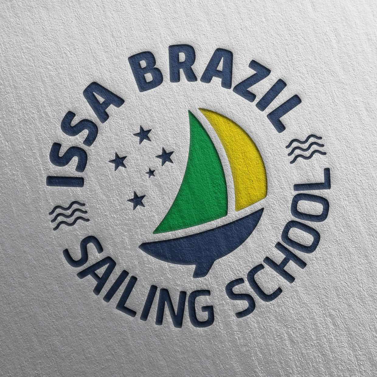 ISSA BRAZIL Logo geprägt