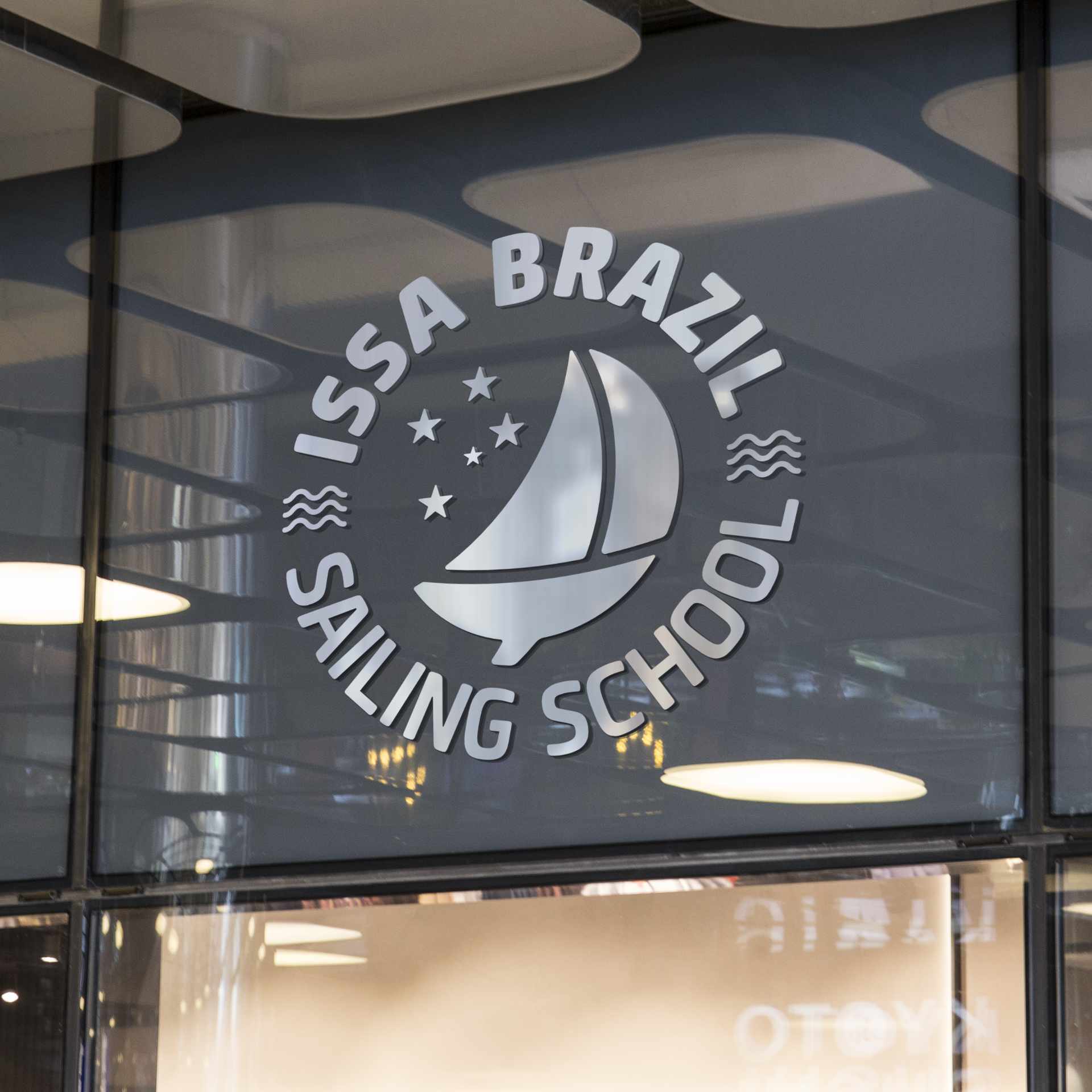 ISSA BRAZIL Logo auf Fassade