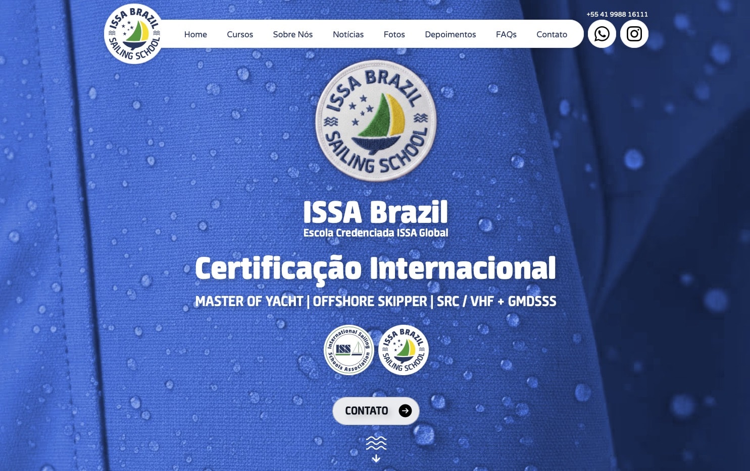 ISSA BRASIL Website Homepage
