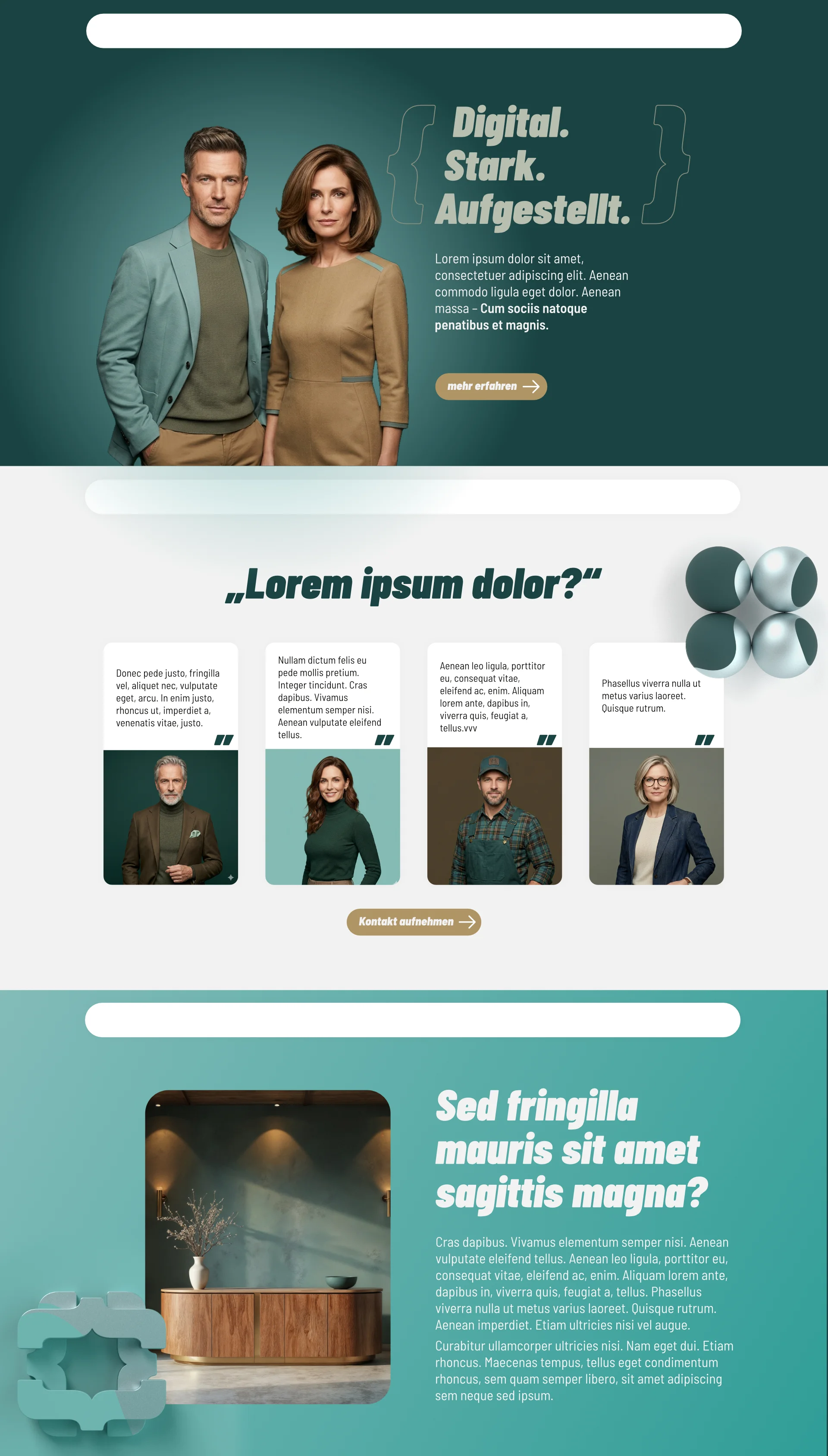 Webdesign Farbentwurf "Wood"
