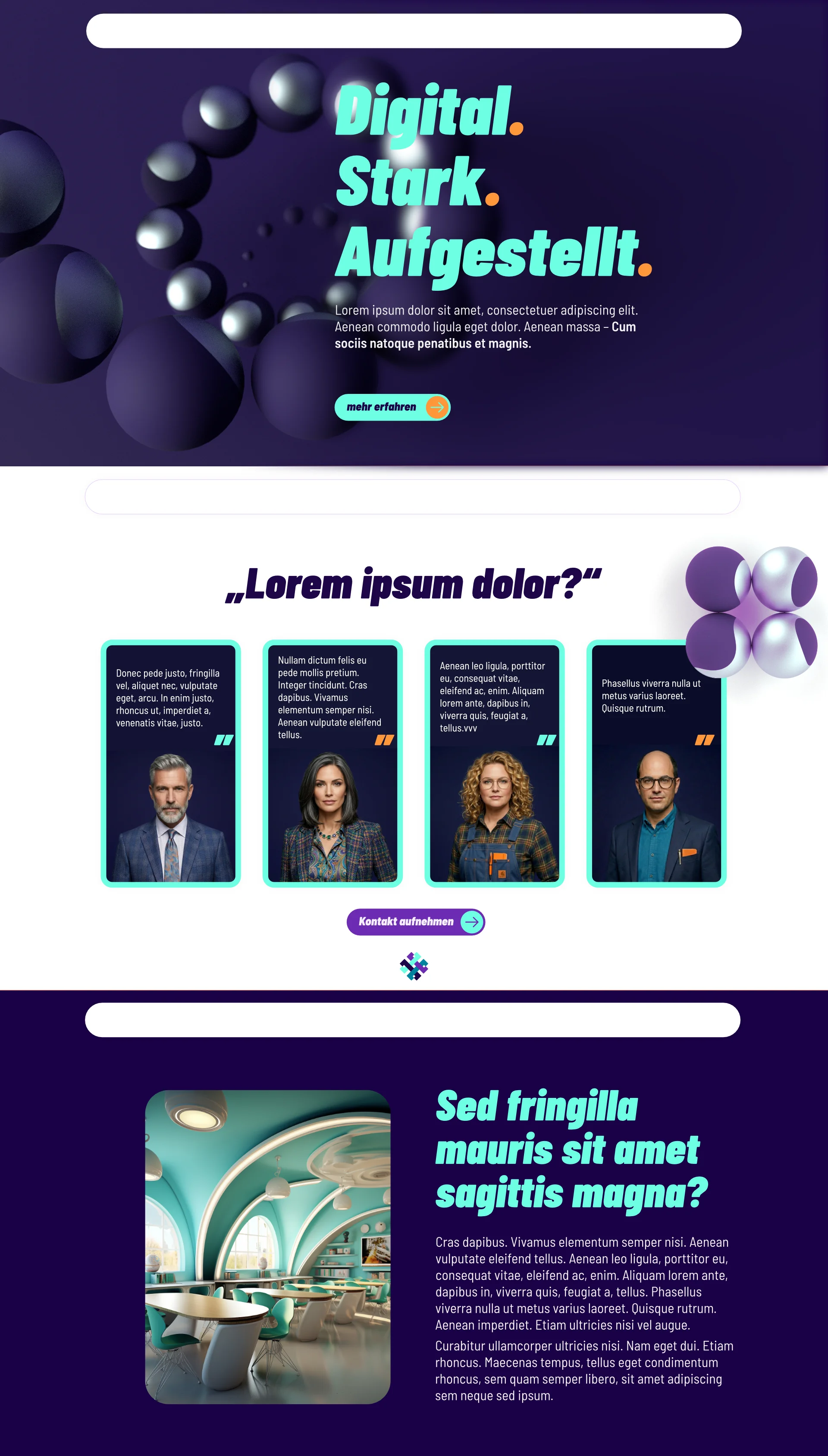 Webdesign Farbentwurf "Psycho"