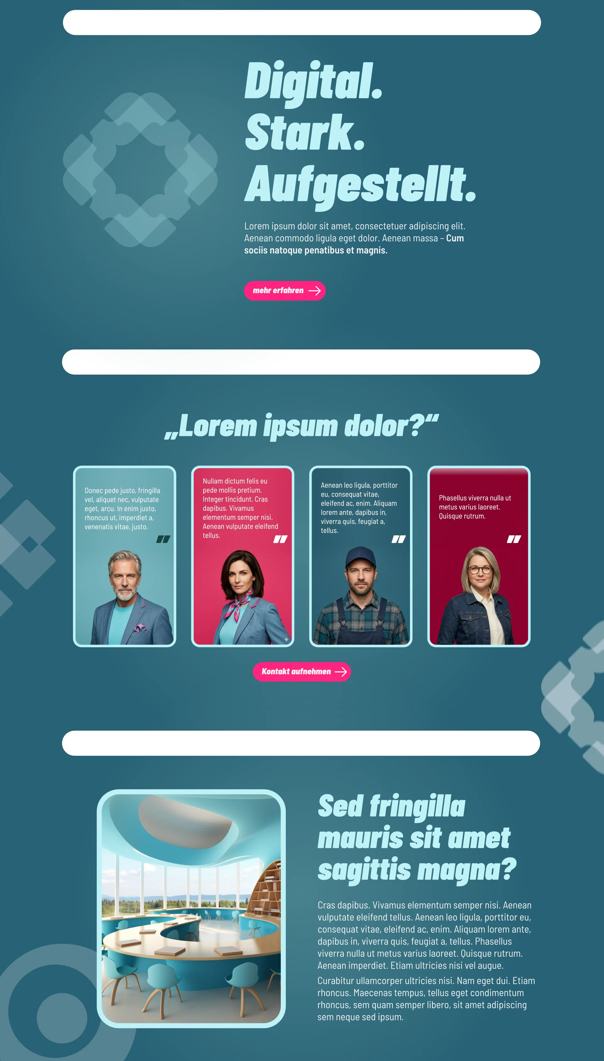 Webdesign Farbentwurf "Ocean"