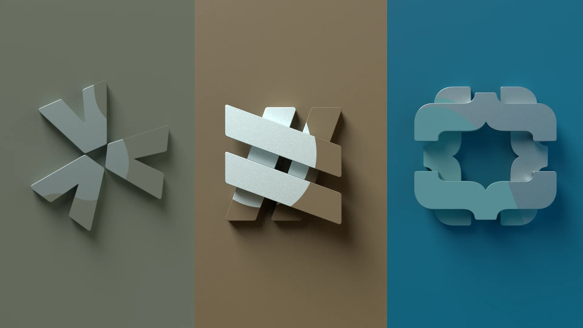 Symbole in der 3D-Version stehen für Stabilität und Sicherheit