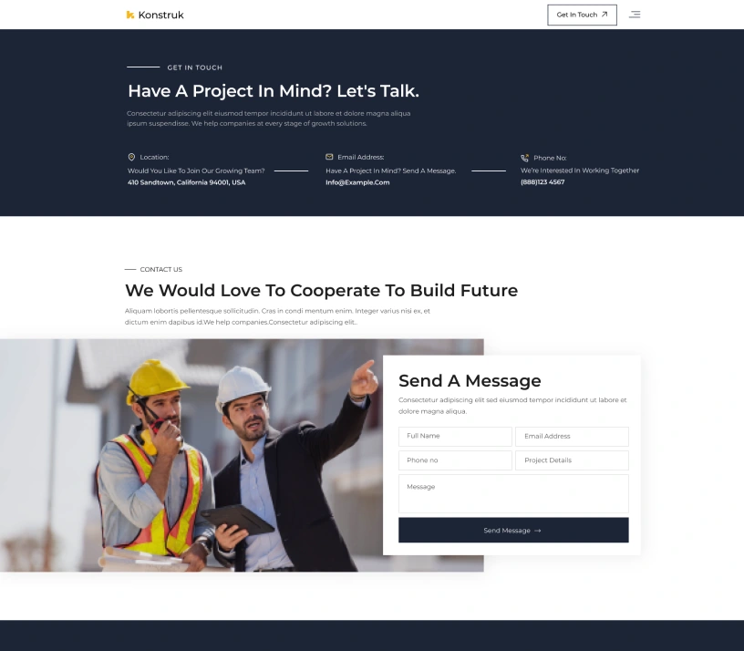 Contact Two Page Image