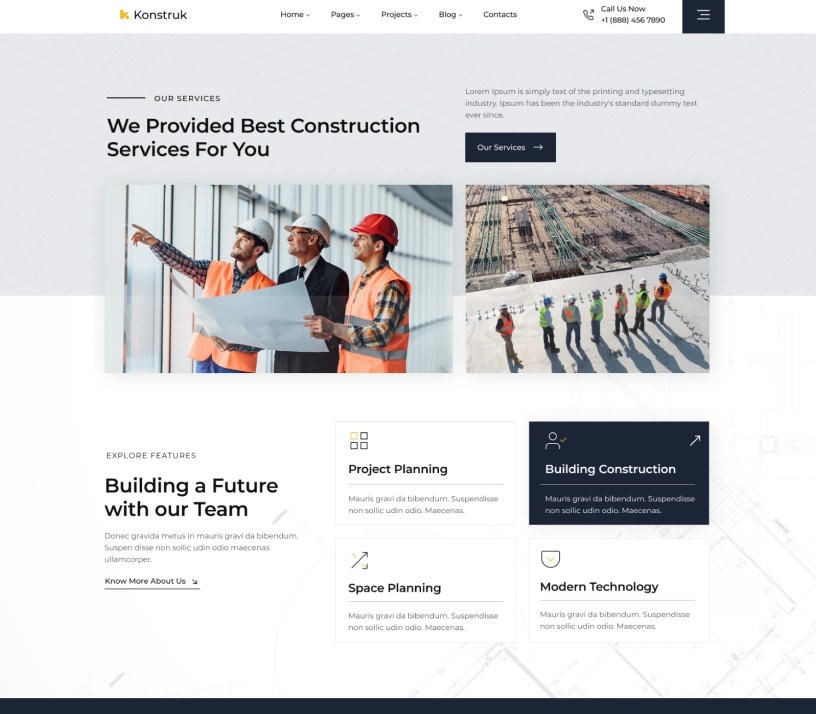 Service One Page Image