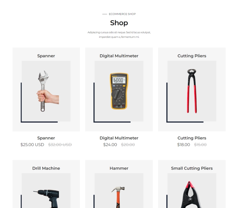 Shop Listing Page Image