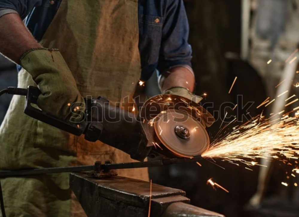 Abrasives cutting disc close up