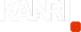 Logo der Firma KAANRI mit den großen, weiß gefärbten Buchstaben.