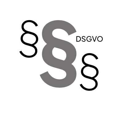 Illustration von mehreren Paragraphen Symbolen, die verwoben sind.