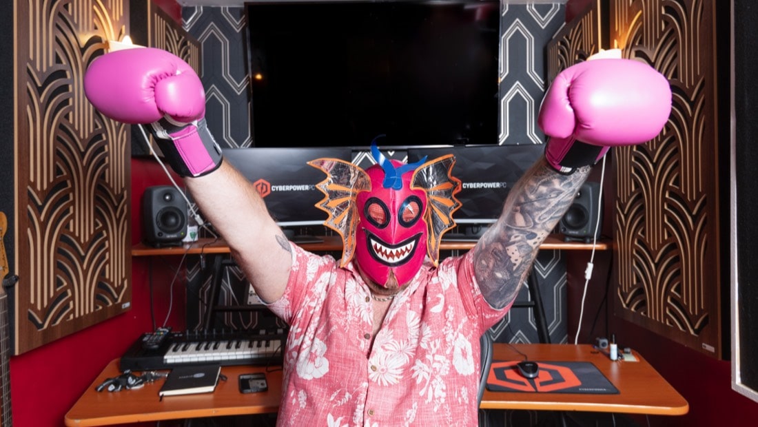 Andy looking fetching