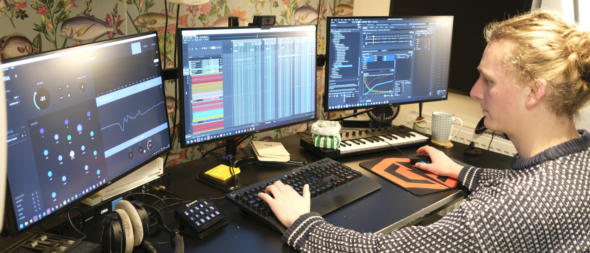 A Rev Rooms Audio Engineer