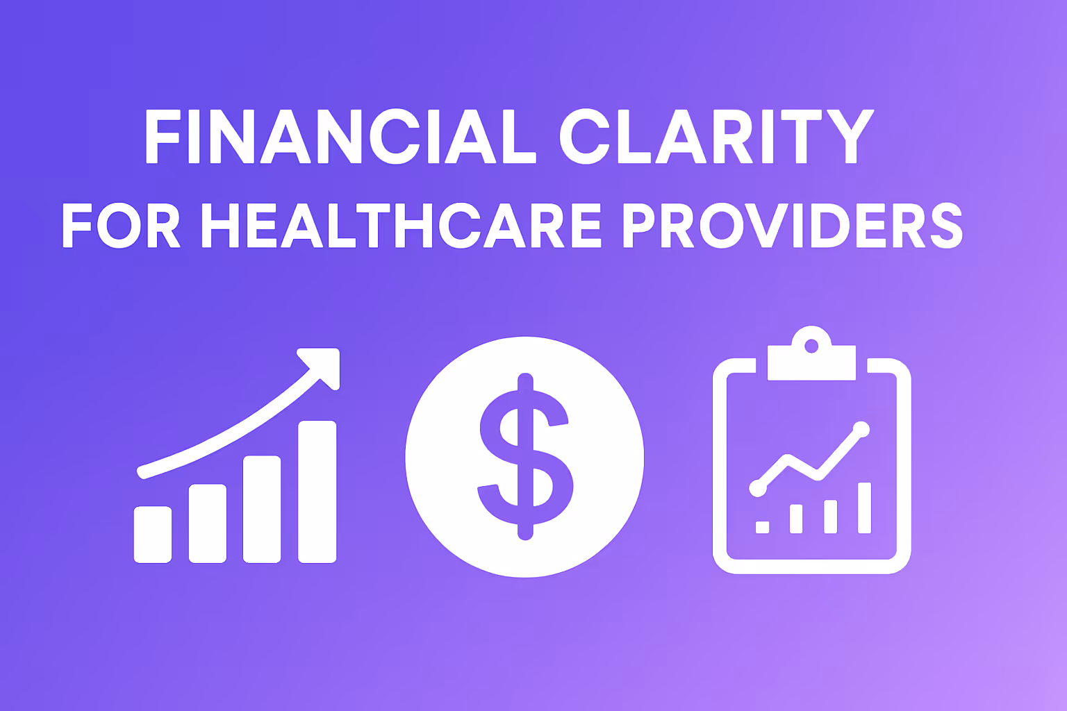 Dashboard mockup showing payer revenue breakdown, payroll splits, and margin trends.