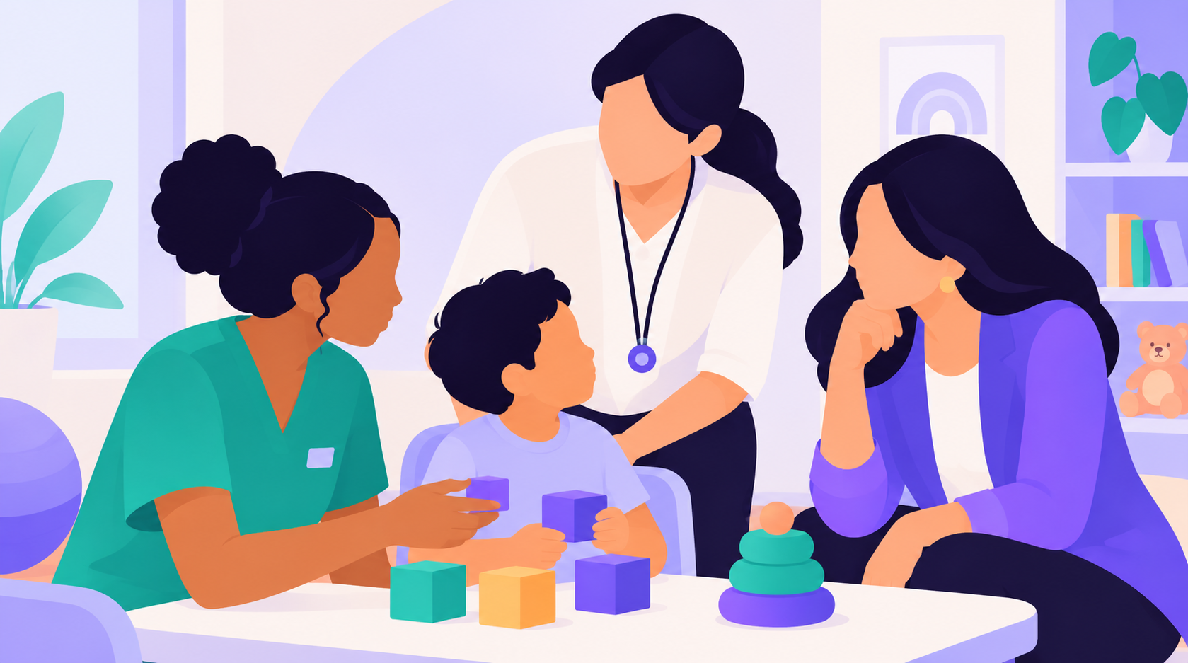 Illustration comparing healthcare accounting services and general accounting services for medical practices