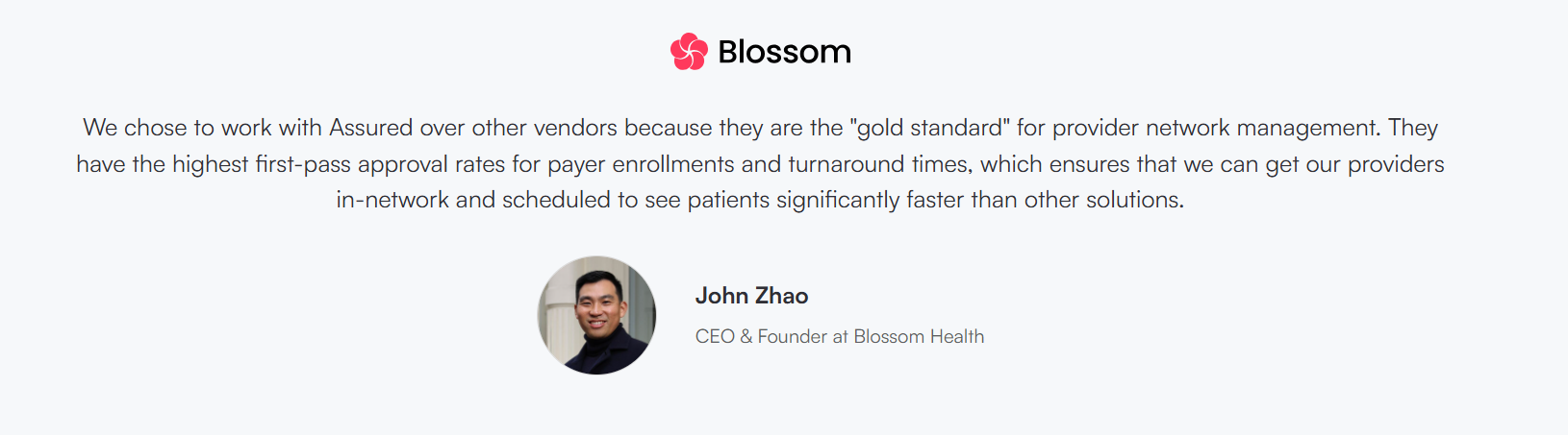 Blossom testimony