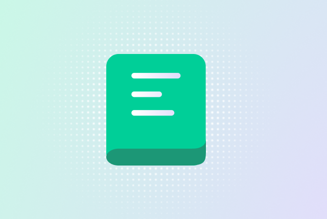 Green document icon