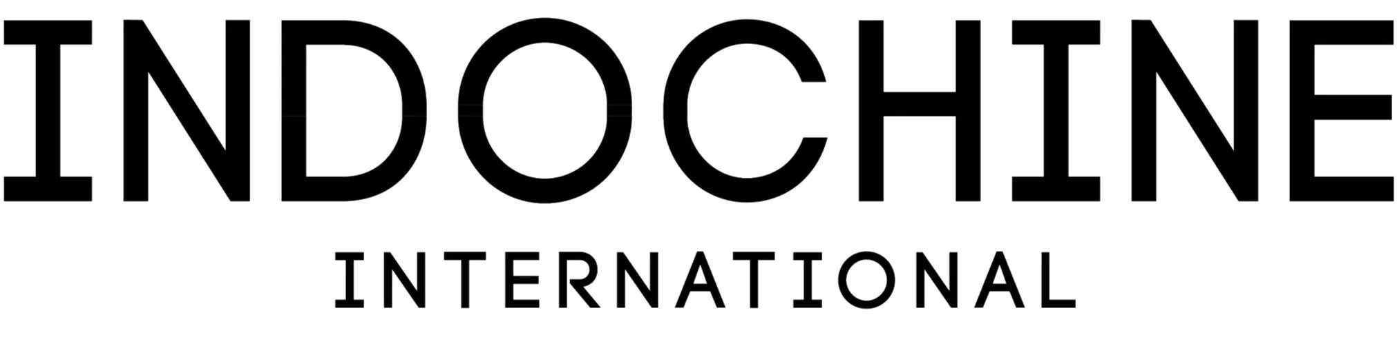 Black text logo reading 'INDOCHINE INTERNATIONAL' on a white background.
