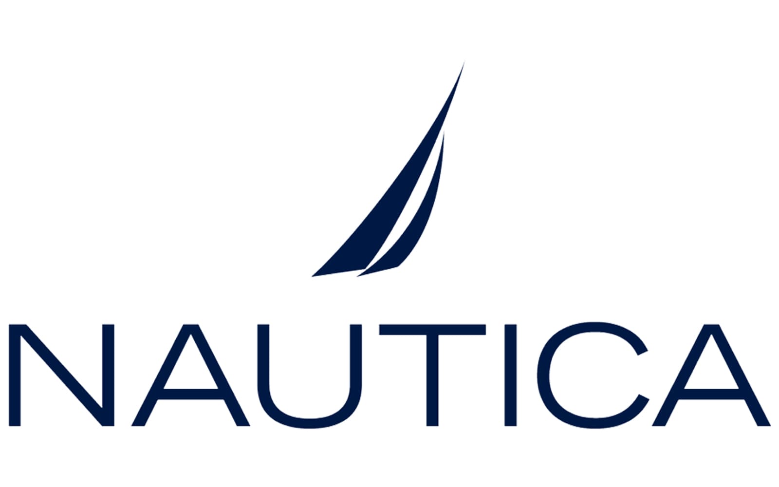 Nautica brand name with stylized sailboat logo above the text.